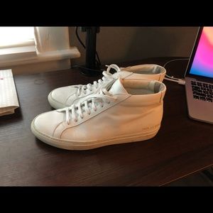 Common projects high top whit sneaker